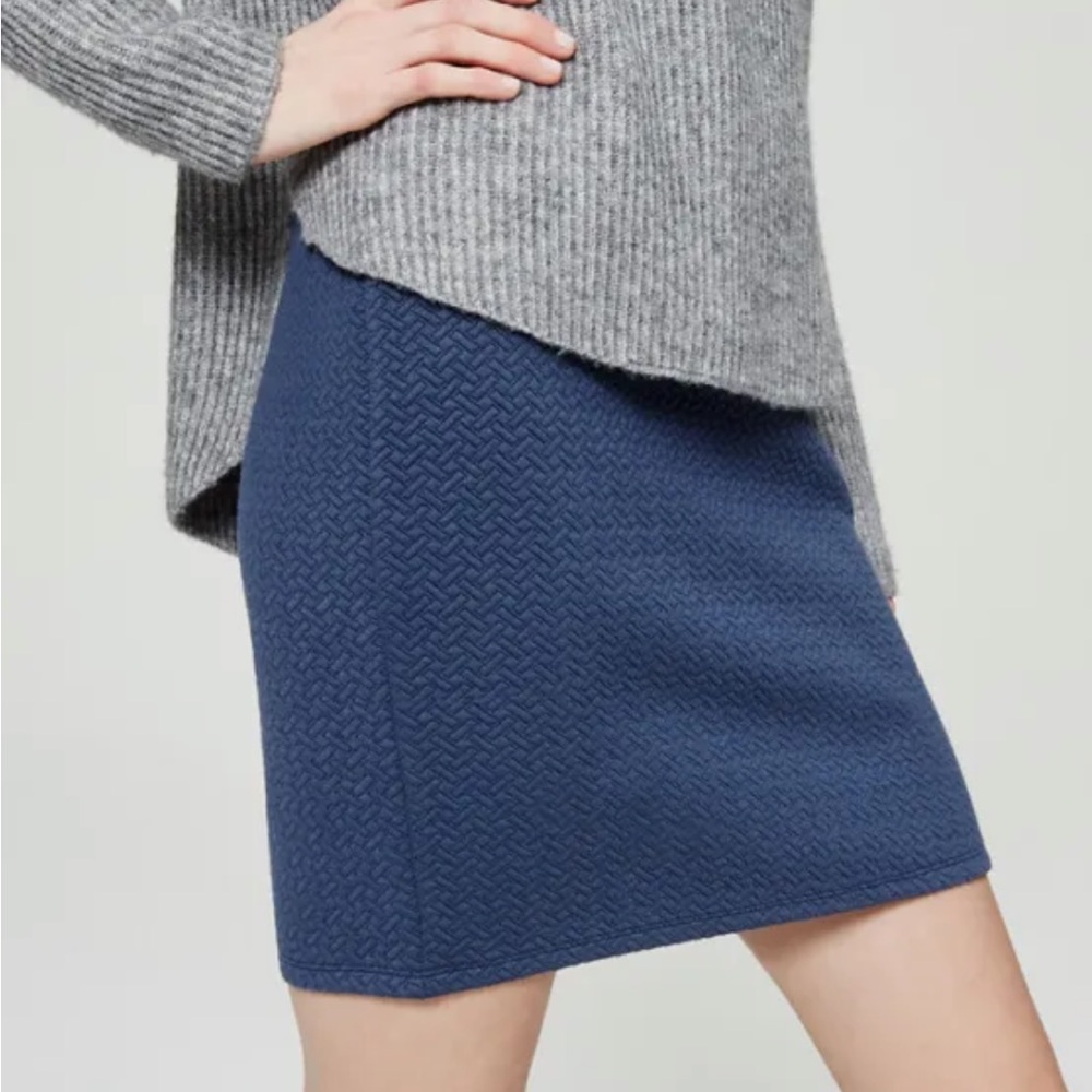 LOFT Textured Bodycon Skirt